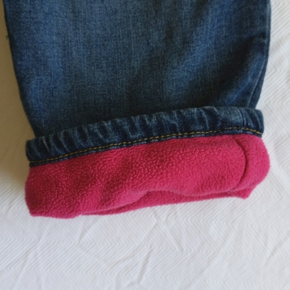george fleece-lined straight leg denim jeans 6-12 months baby girl - Picture 4 of 7